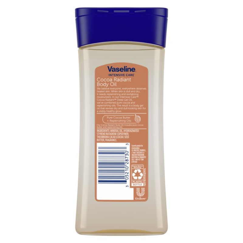 VASELINE INTENSIVE CARE GEL COCOA RADIANT OIL  6.8OZ