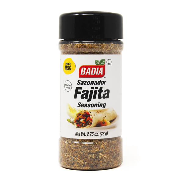 BADIA FAJITA CONDIMENTS, HUILES & SAUCES 78g