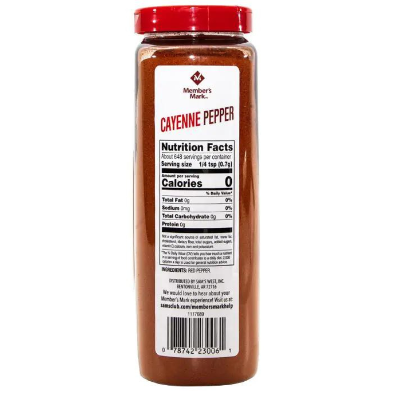 MEMBER'S MARK POIVRE DE CAYENNE 454g