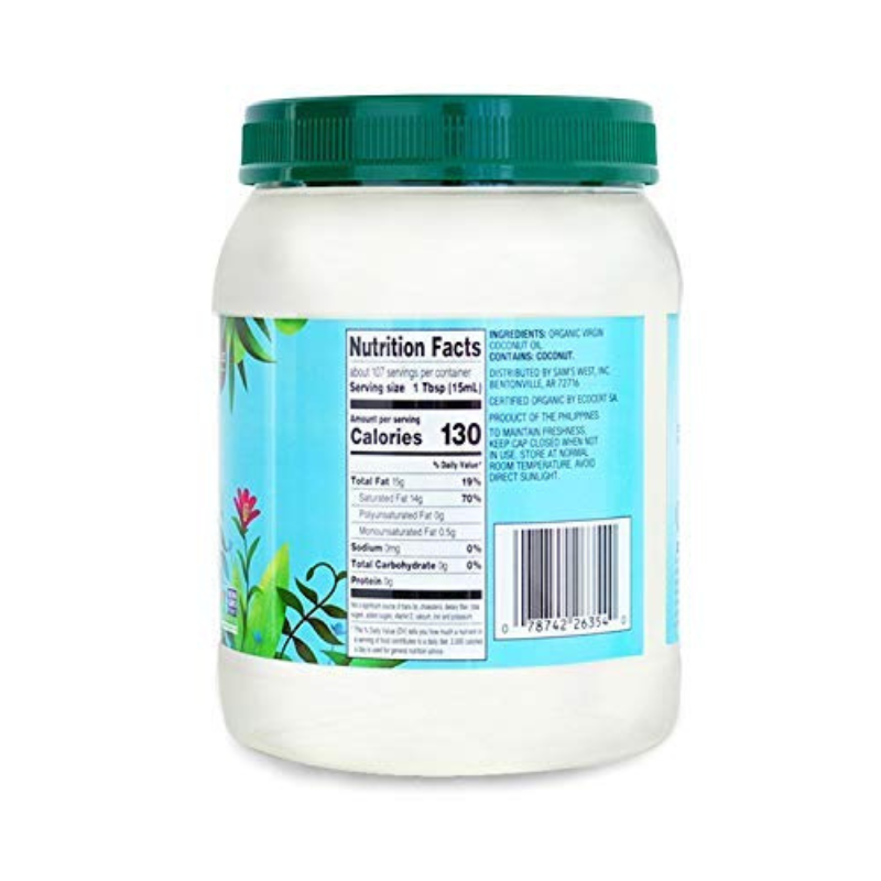 MEMBER'S MARK HUILE DE COCO VIERGE BIO 1.66L