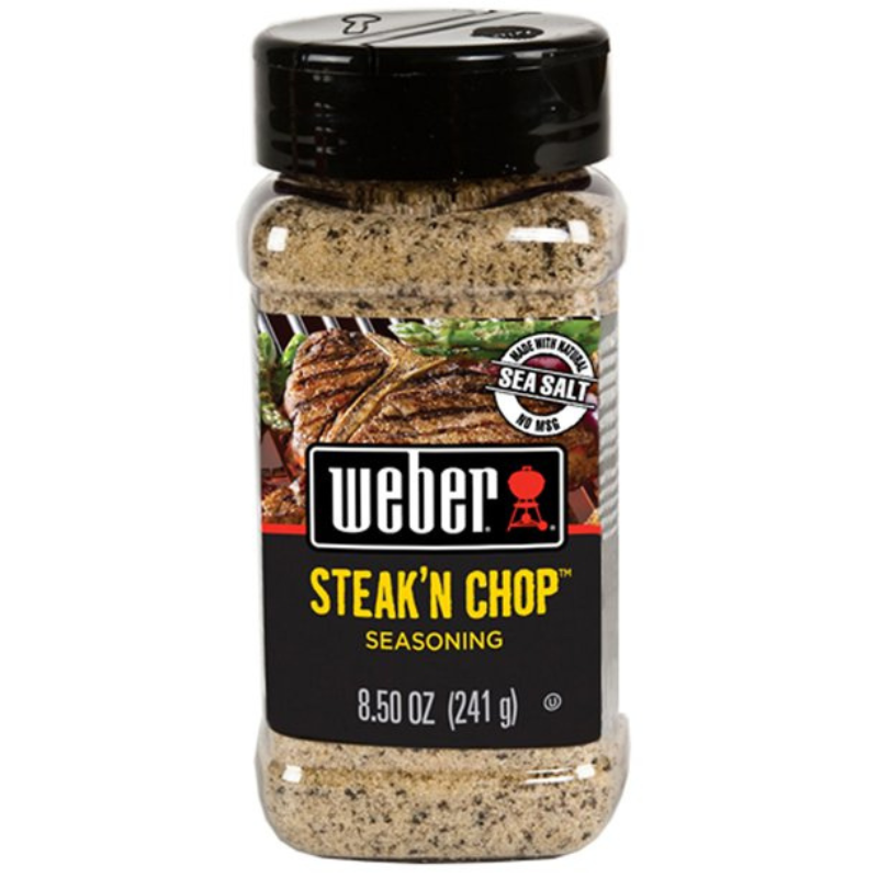 WEBER ASSAISONNEMENT STEAK 'N CHOP 8.5OZ