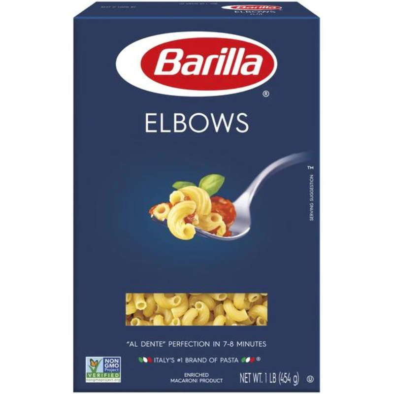 BARILLA  ELBOWS PASTA 454g
