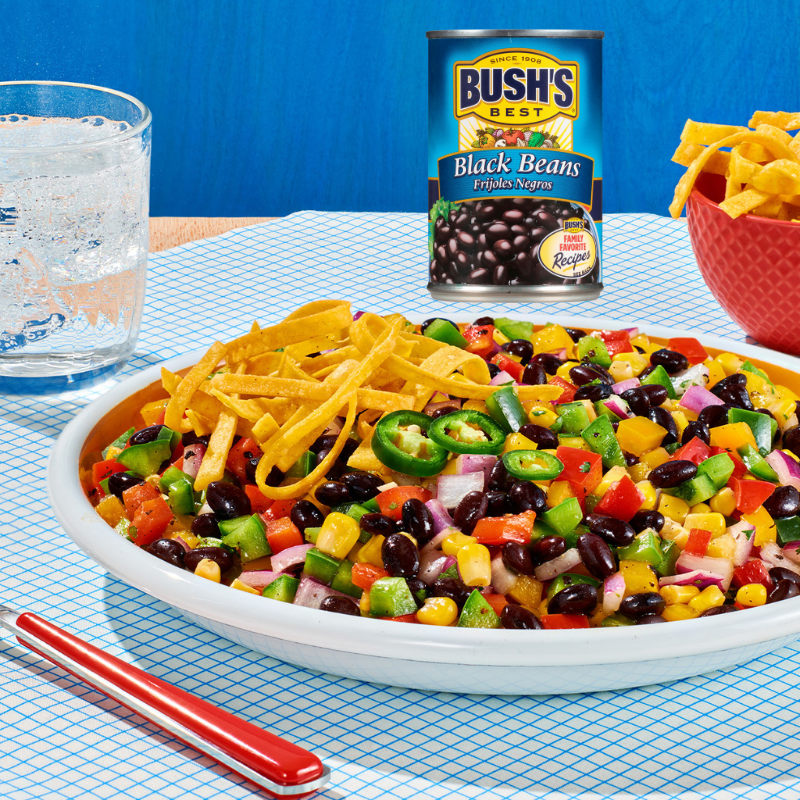 BUSH'S HARICOTS NOIRS 468g