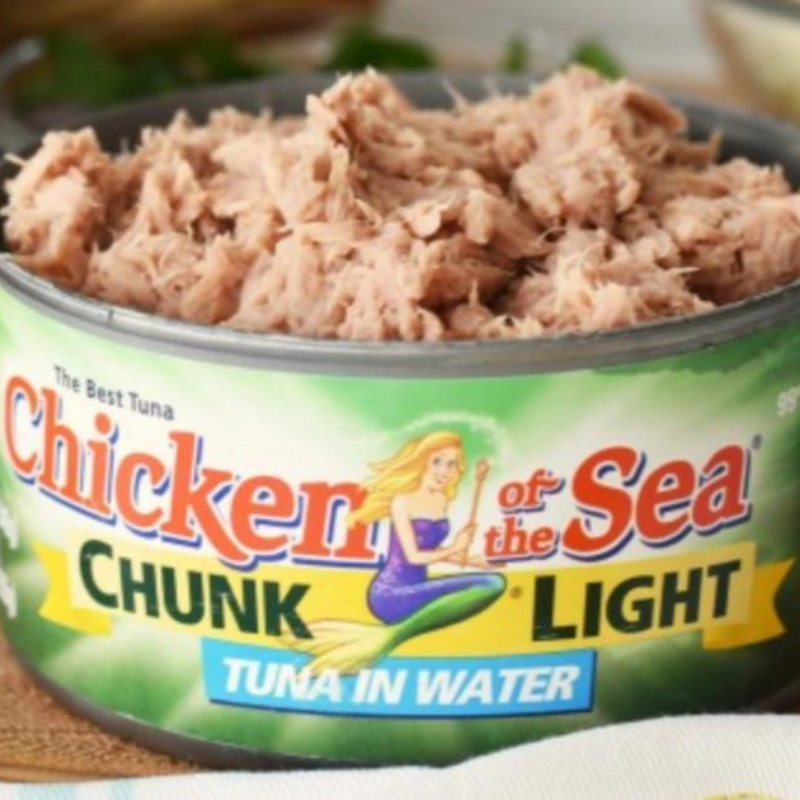 CHICKEN OF THE SEA THON PÂLE EN MORCEAUX À L'EAU 142g