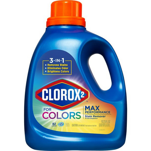 CLOROX 2 FOR COLORS MAX PERFORMANCE DÉTACHANT ET ÉCLAIRCISSANT DE COULEUR 112.75OZ