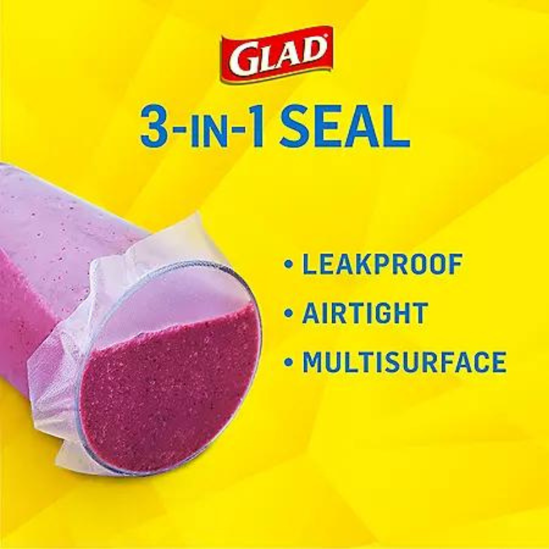 GLAD PRESS'N SEAL FILM PLASTIQUE ALIMENTAIRE 280 SQ. FT.