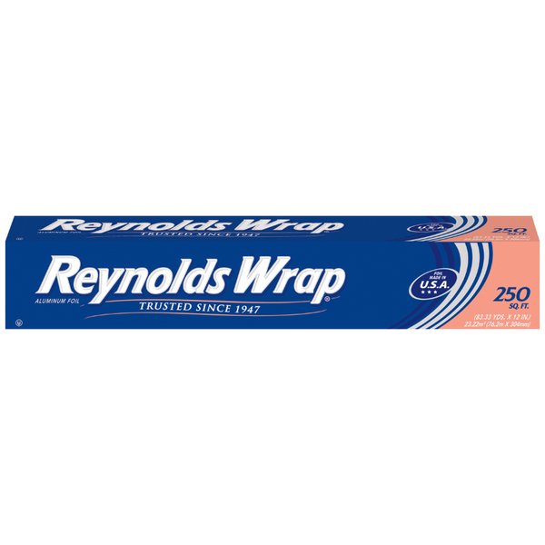 REYNOLDS ENVELOPPEMENT DE PAPIER D'ALUMINIUM 12", 250 SQ. FT