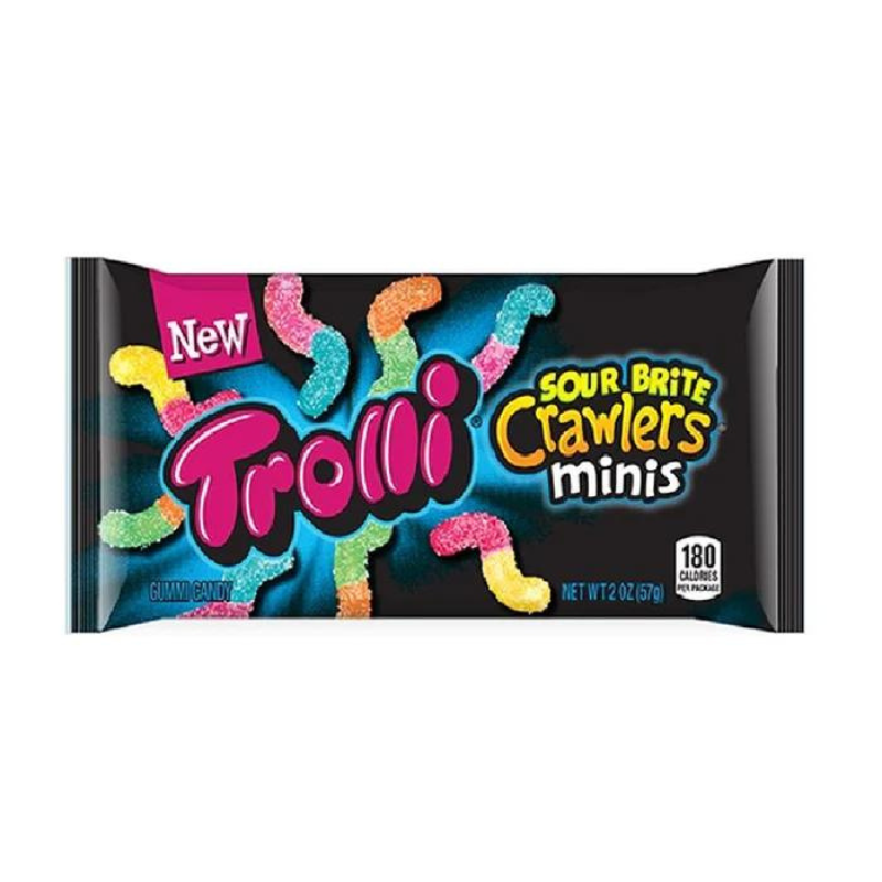 TROLLI SOUR BRITE CRAWLERS MINI 2OZ