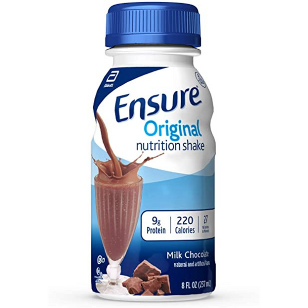 ENSURE ORIGINAL SHAKE NUTRITION, CHOCOLAT AU LAIT 237mL