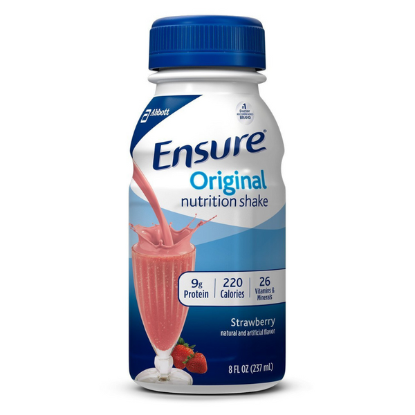 ENSURE ORIGINAL NUTRITION SHAKE, FRAISE 237mL