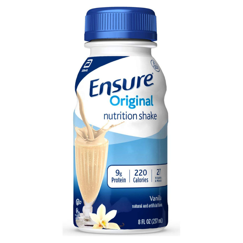 ENSURE ORIGINAL NUTRITION SHAKE, VANILLA 237mL