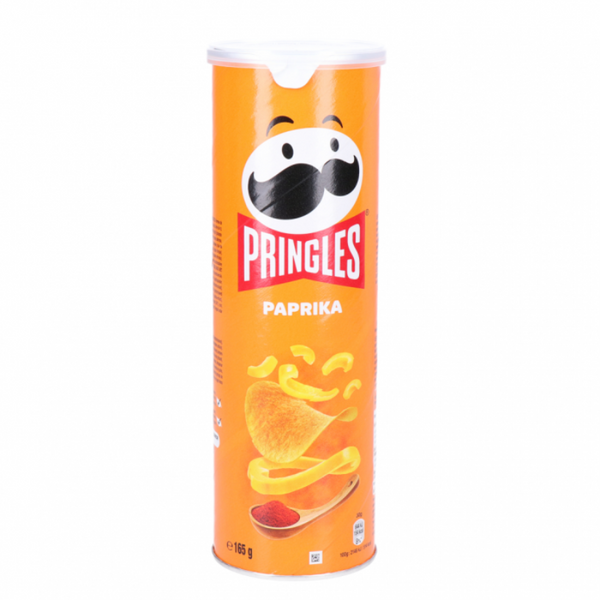 PRINGLES CHIPS PAPRIKA ORANGE 165G