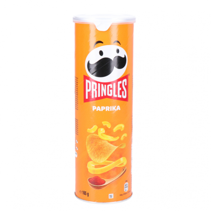 PRINGLES CHIPS PAPRIKA ORANGE 165G