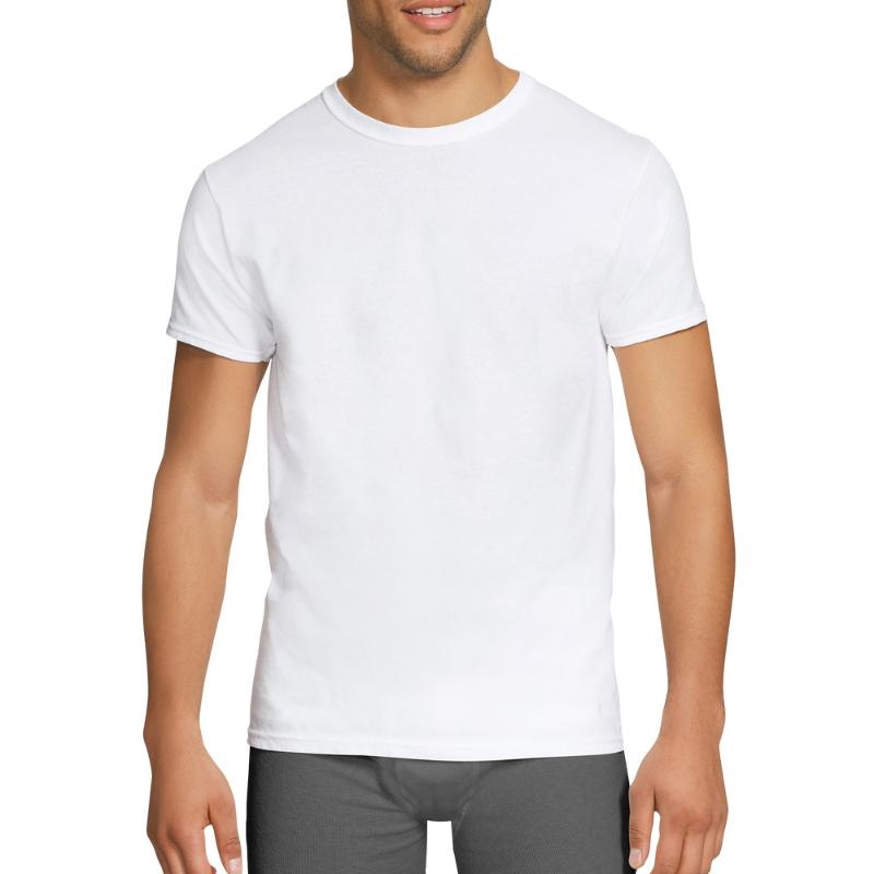 Pack de 3 T-shirts Soft Touch 32 Degrees pour hommes (Blancs).