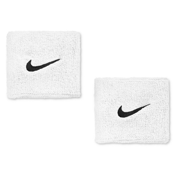 Pair de poignées/ Double Wrist Sweatbands - NIKE-(Blanc)- (lot de 2) Unisexe.