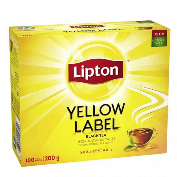 LIPTON THÉ JAUNE 100 CT