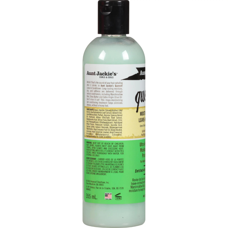 AUNT JACKIES QUENCH Revitalisant sans rinçage hydratant intensif 355mL