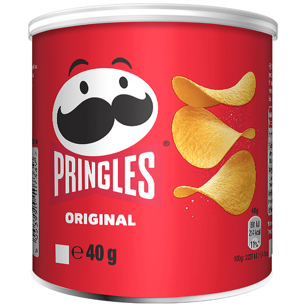 PRINGLES POP & GO CHIPS ORIGINAL ROUGE 40G