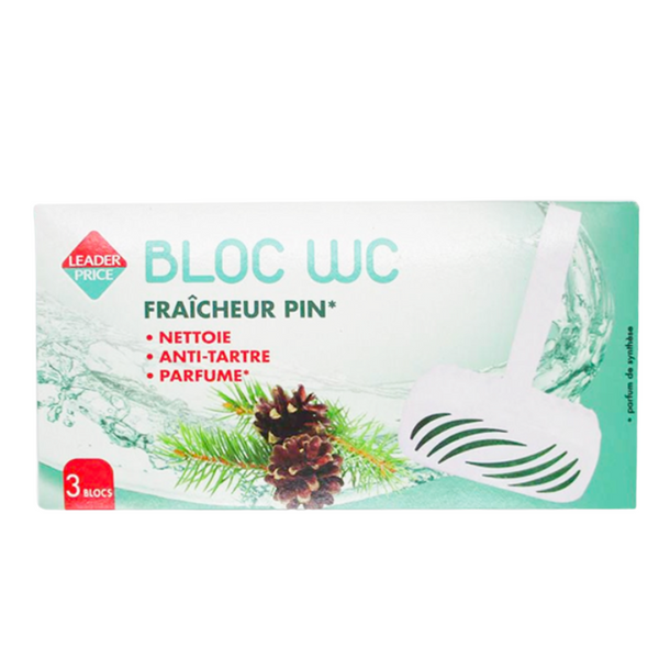 BLOC WC - FRAÎCHEUR PIN - 3 BLOCS