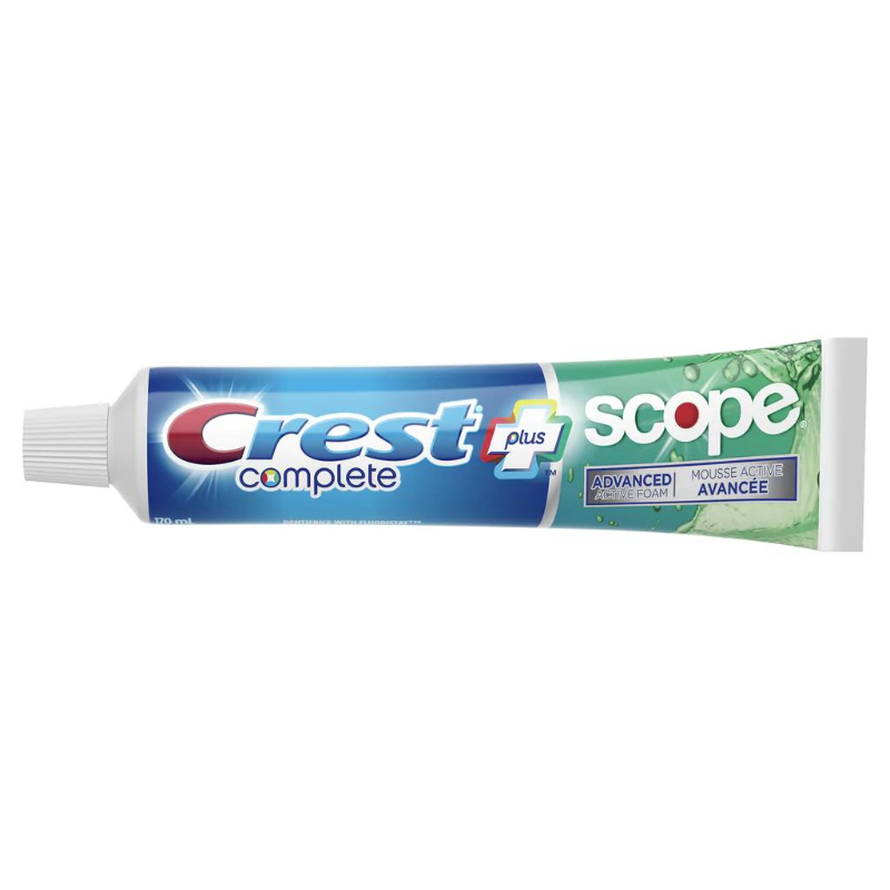 CREST - COMPLETE PLUS SCOPE MOUSSE ACTIVE AVANCEE - 170 ML