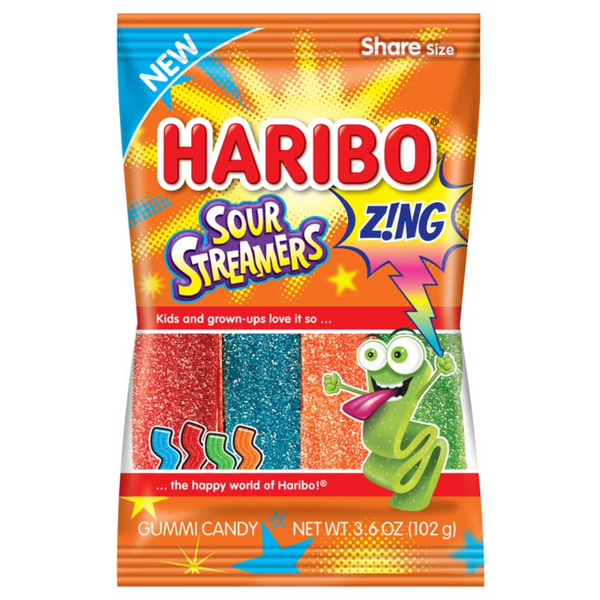 HARIBO SOUR STREAMERS 3,6 OZ