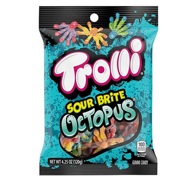 TROLLI SOUR BRITE OCTOPUS 4,25 OZ