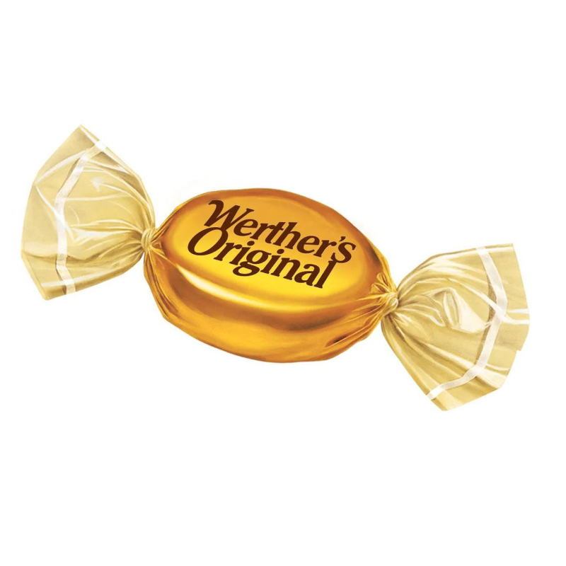 WERTHER'S ORIGINAL CARAMEL HARD CANDIES 2,65 OZ