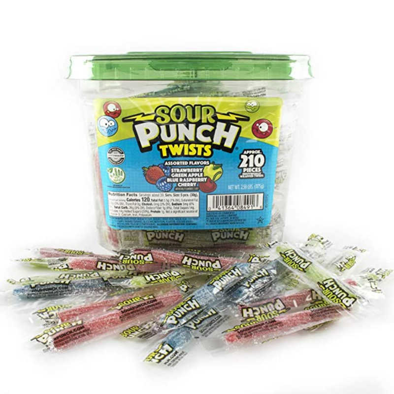 SOUR PUNCH TWISTS 30G