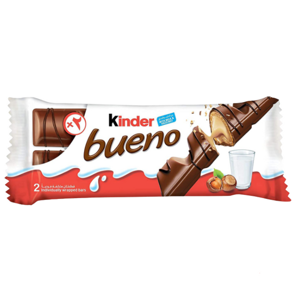 KINDER BUENO CHOCOLAT NOISETTE 43G