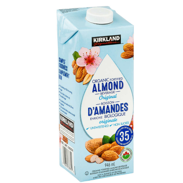 KIRKLAND SIGNATURE - LAIT D'AMANDE BIOLOGIQUE (946ML) - CAD