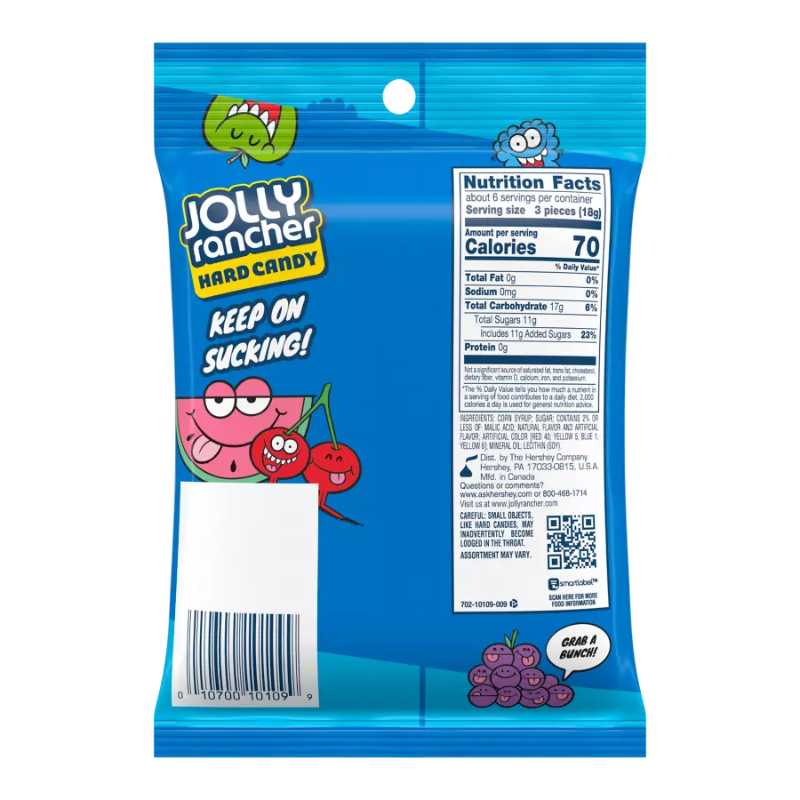 JOLLY RANCHER HARD CANDY-3.8 OZ (107G)