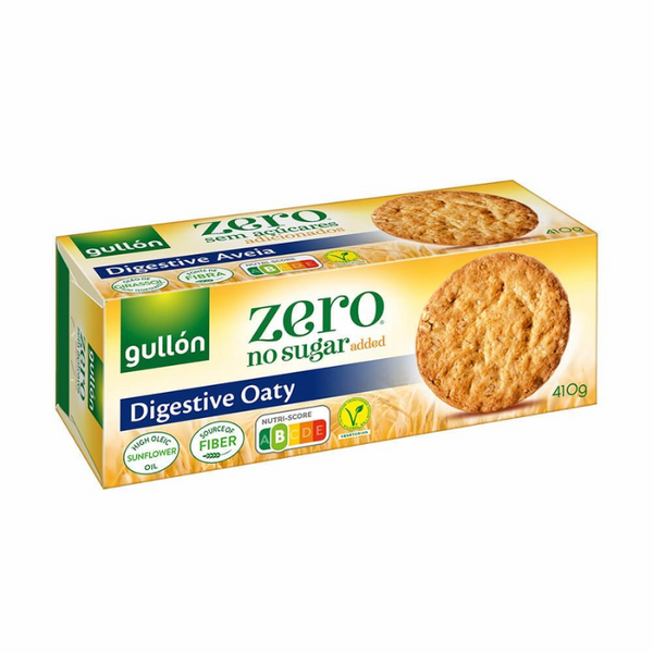 GULLON - BISCUITS DIGESTIVE OATY NO SUGAR - 410G