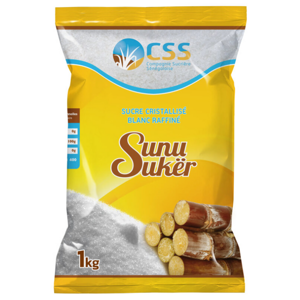 CSS - SUNU SUKER SUCRE EN POUDRE 1KG